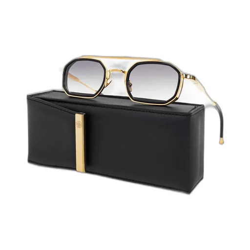 John Dalia Anthony Rectangle Frame Sunglasses