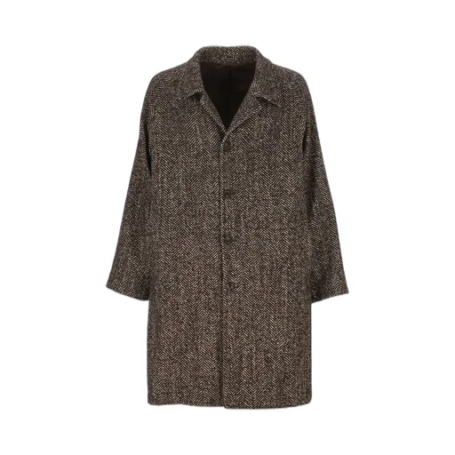 L.B.M. 1911 Herringbone Single-Breasted Coat