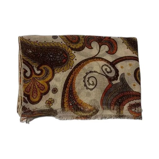 Lubiam Paisley Printed Scarf