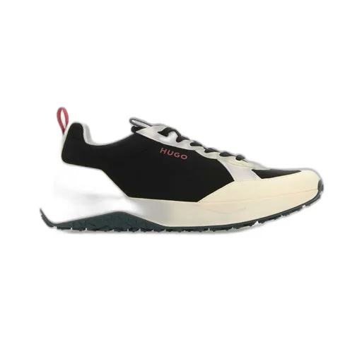Hugo Round Toe Panelled Sneakers