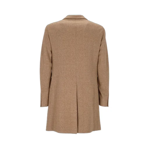 L.B.M. 1911 Herringbone Single-Breasted Coat