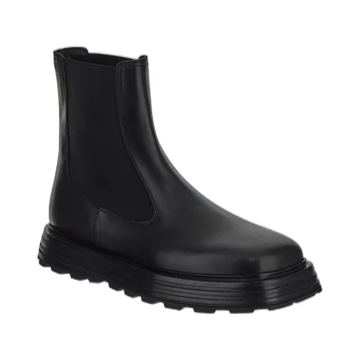 Jil Sander Squared-Toe Slip-On Chelsea Boots