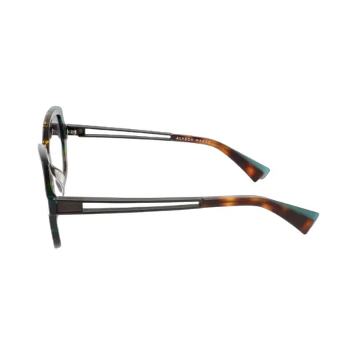 Jacques Marie Mage Geometric Frame Sunglasses