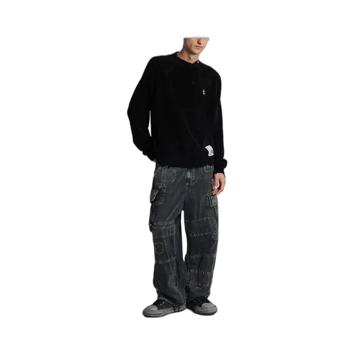 Maison Mihara Yasuhiro Distressed Knitted Sweater