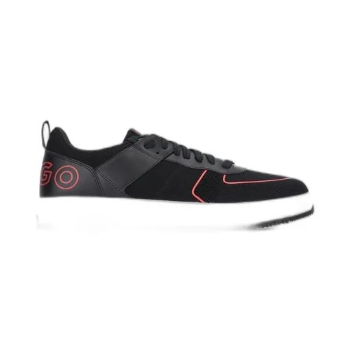 Hugo Logo Printed Lace-Up Sneakers