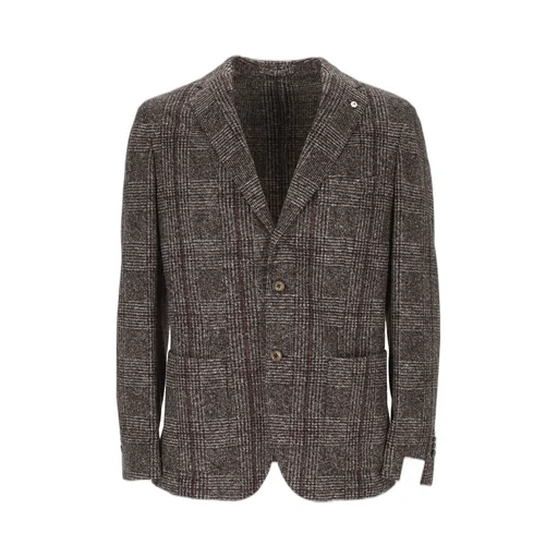 L.B.M. 1911 Check Single-Breasted Blazer