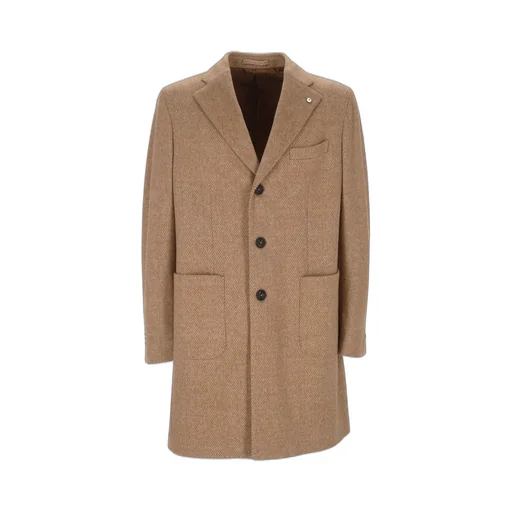 L.B.M. 1911 Herringbone Single-Breasted Coat