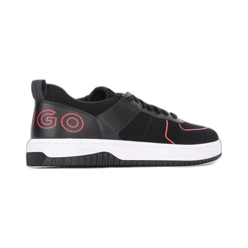 Hugo Logo Printed Lace-Up Sneakers