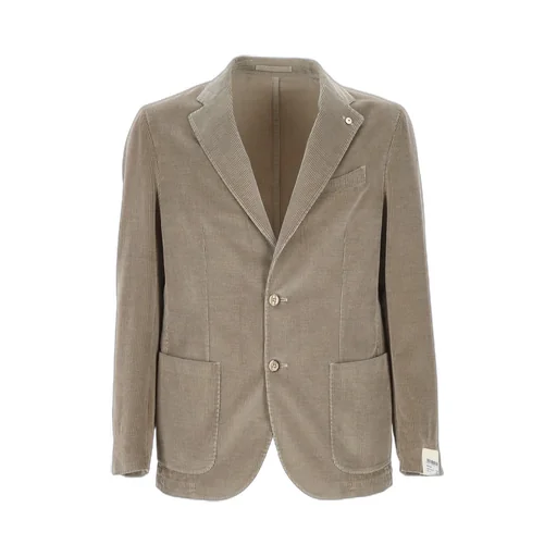 L.B.M. 1911 Pinstriped Two-Button Blazer