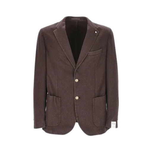 L.B.M. 1911 Single-Breasted Patch-Pocket Blazer