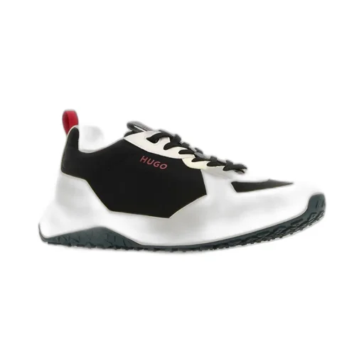 Hugo Round Toe Panelled Sneakers
