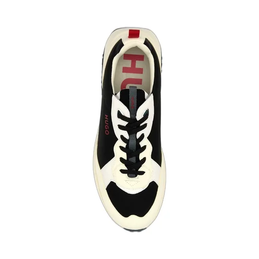 Hugo Round Toe Panelled Sneakers