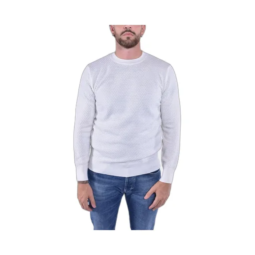 Kangra Textured Crew Neck Knitted Sweater