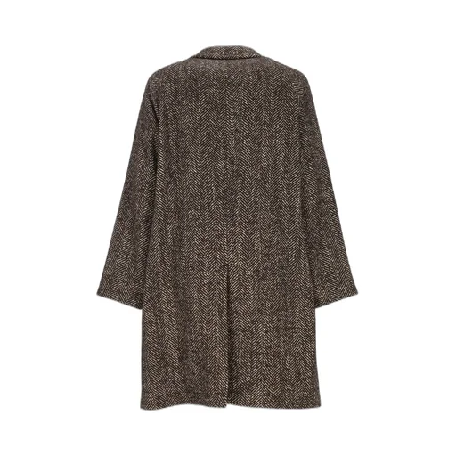 L.B.M. 1911 Herringbone Single-Breasted Coat