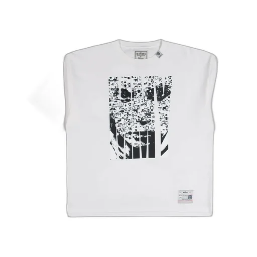 Maison Mihara Yasuhiro Masses X Mmy Face Printed T-Shirt