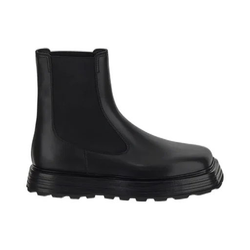 Jil Sander Squared-Toe Slip-On Chelsea Boots