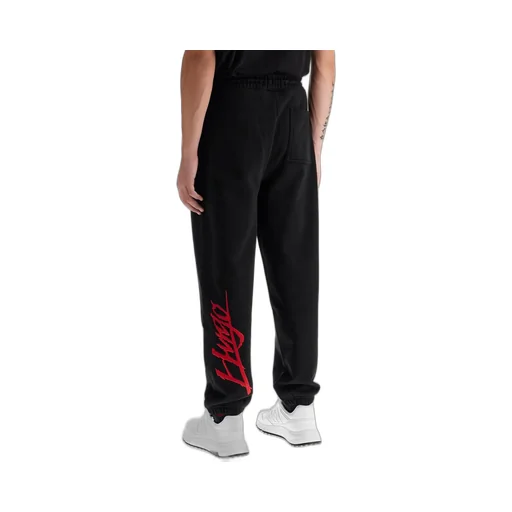 Hugo Double Logo Terry Tracksuit Bottoms