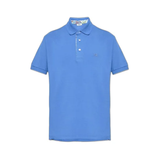 Etro Pegaso Embroidered Polo Shirt