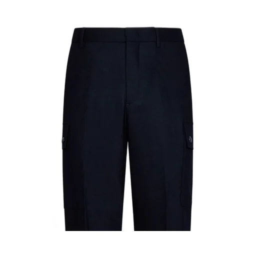 Etro Cargo-Pockets Stretched Tapered Trousers