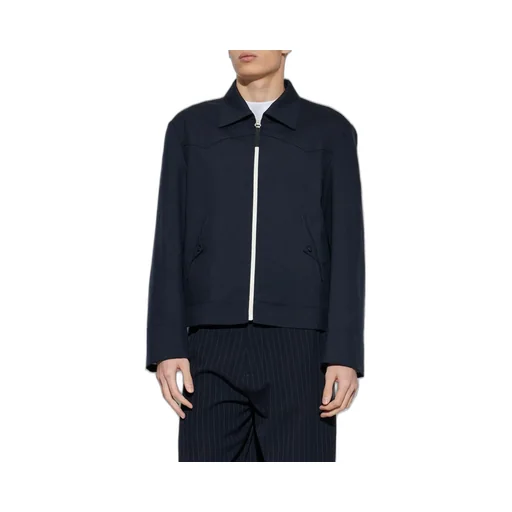 Marni Logo Patch Zip-Up Jacket
