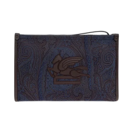Etro Pegaso Zipped Wallet