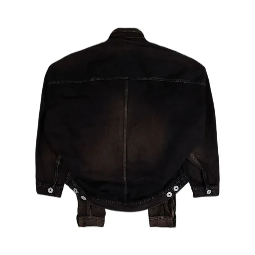 Maison Mihara Yasuhiro Layered Short-Sleeve Denim Jacket