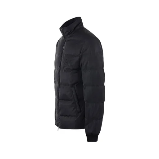 Etro Logo Embroidered Zip Up Padded Jacket