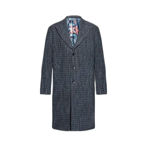 Etro Single-Breasted Mid-Length Coat
