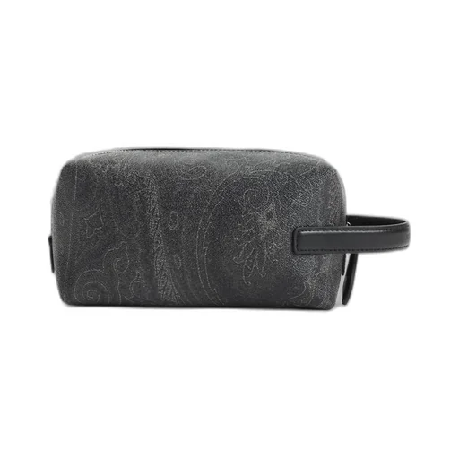 Etro Paisley Printed Pegaso Embroidered Wash Bag