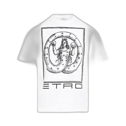 Etro Graphic Printed Crewneck T-Shirt