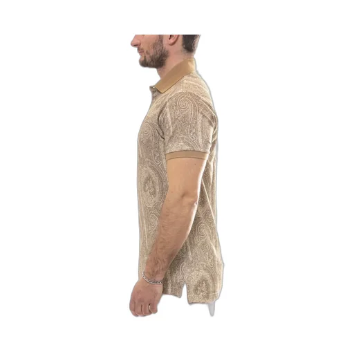 Etro Paisley Printed Short-Sleeved Polo Shirt