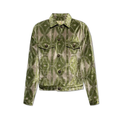 Etro Velvet Effect Buttoned Jacket