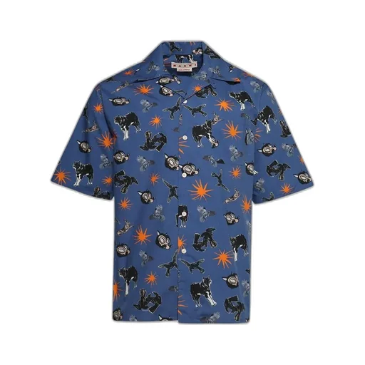 Marni Patterned Bowling Shirt