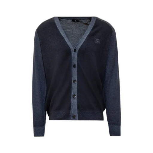 Etro Pagaso Embroidered Button-Up Cardigan
