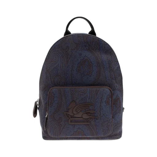 Etro Essential Paisley-Patterned Zipped Backpack