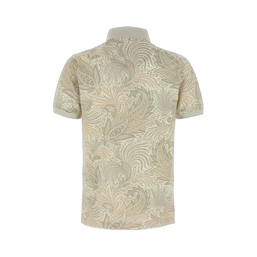 Etro Paisley Printed Short Sleeved Polo Shirt
