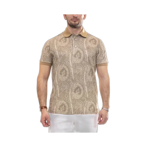 Etro Paisley Printed Short-Sleeved Polo Shirt