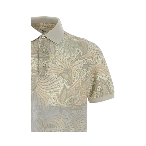 Etro Paisley Printed Short Sleeved Polo Shirt