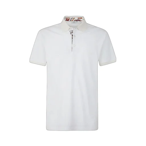 Etro Logo Embroidered Short Sleeved Polo Shirt