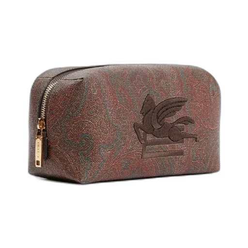Etro Pegaso Embroidered Zip-Up Wash Bag