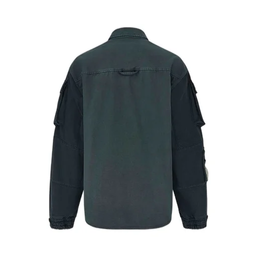 Martine Rose Logo-Patch Curved Hem Shirt