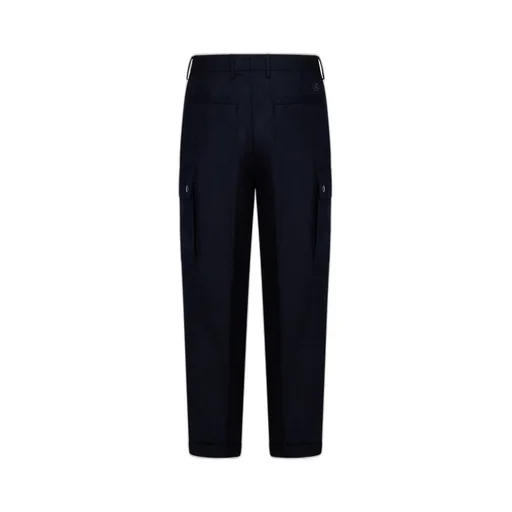 Etro Cargo-Pockets Stretched Tapered Trousers