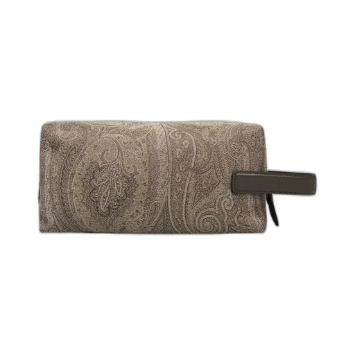 Etro Paisley Pattern Zipped Clutch Bag