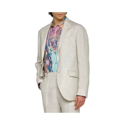 Etro Single-Breasted Long-Sleeved Jacket