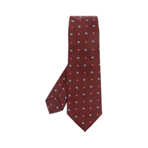 Etro Paisley Satin Jacquard Tie