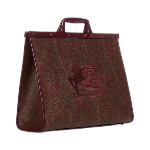 Etro Pegaso Motif Paisley-Printed Large Tote Bag