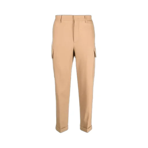 Etro Pleated Turn-Up Hem Trousers