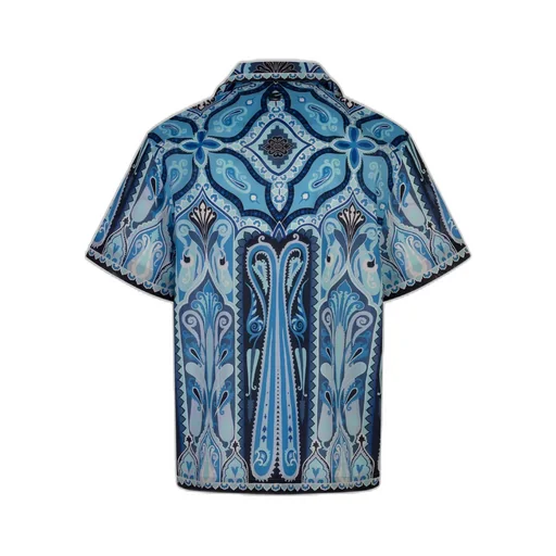 Etro Paisley-Printed Short Sleeved Shirt