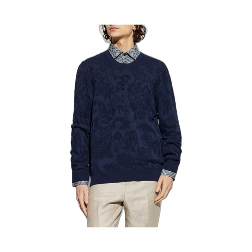 Etro Jacquard Crewneck Knitted Jumper