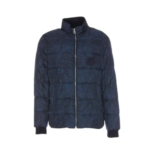 Etro Paisley-Printed Zip-Up Padded Jacket